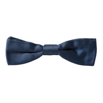 Dolce & Gabbana Bowties, male, Blue, Size: ONE SIZE Satin Silk Adjustable Neck Bow Tie