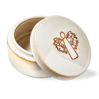Tag Angel Trinket Dish with Lid Decorative Ceramic Tray Christmas in Multicolored at Nordstrom