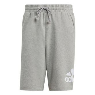 adidas Essentials Big Logo French Terry Shorts Grey IC9403