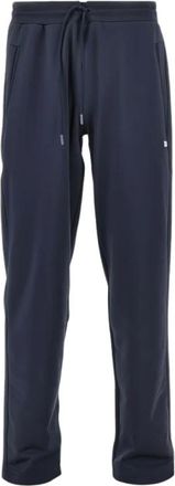 Emporio Armani Track Pants met trekkoord Taille - Heren - Broeken - Blauw - Maat: 2XL Jersey