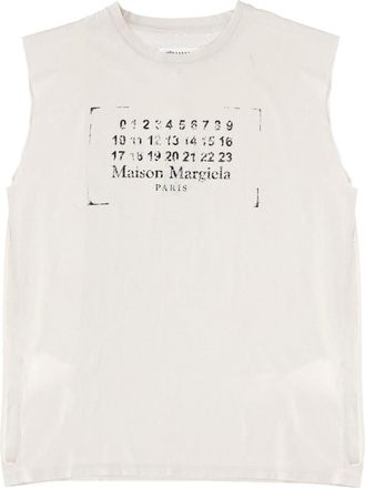 Maison Margiela Top With Logo Print