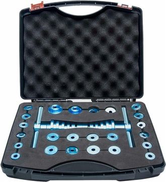 Elle Juego De Prensa Para Rodamientos De Bicicleta, Kit De Instalaci&oacute;n De Rodamientos Para Buje De Pedalier De Bicicleta, Punto De Giro Universal Para Buje