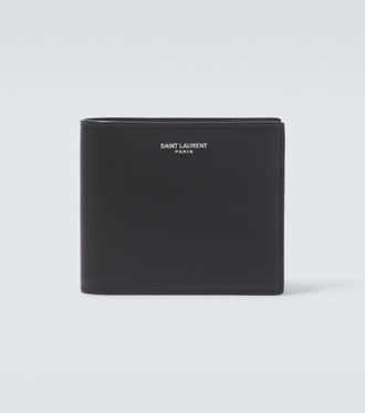 Saint Laurent Portafoglio bifold in pelle
