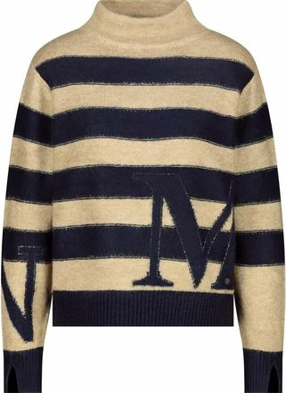 Monari Trui met col - Dames - Truien - Veelkleurig - Maat: M