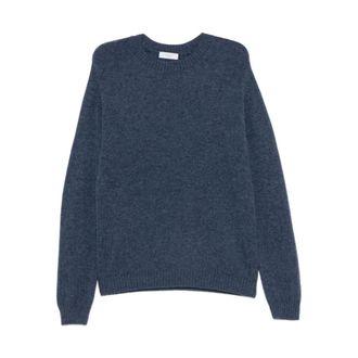 Boglioli Jersey de punto con cuello redondo - Knitwear - Hombre - Azul - XL