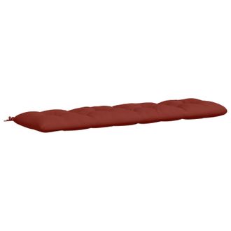 vidaXL Cuscino Per Panchina Vianen 100% Poliestere Rosso Vidaxl