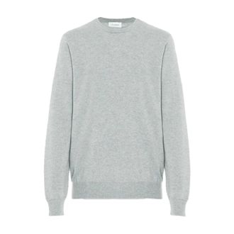 Malo Cashmere Crewneck Jumper - male - Malo - Cashmere Knitwear - Gray - XL - Knitwear