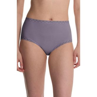 Natori Bliss Stretch Cotton Full Briefs in Twilight Haze at Nordstrom, Size Medium