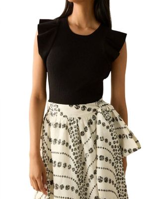 Marie Oliver Rory Top In Black