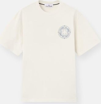 Stone Island Outline Compass Graphic T-Shirt
