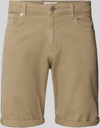 Jack & Jones Jack & Jones Jeansshorts mit Umschlag und Eingrifftaschen Modell RICK ALLEN in Hellbraun, Gr&ouml;&szlig;e XXL