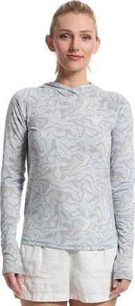 Columbia PFG Unchartedtm Hoodie Womens Clothing Nimbus Grey Swamplands : LG, Elastane/Lyocell/Polyester