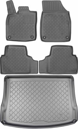 OEM Volkswagen Id.3 Hatchback Desde Noviembre De 2019. Juego De Alfombrillas Para Coche Y Maletero