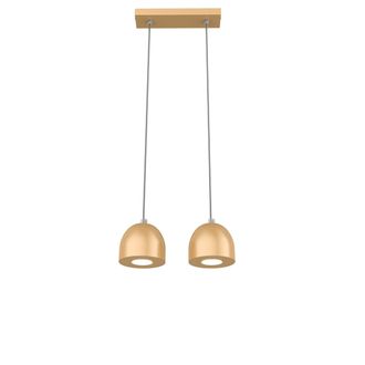 Lumicom Campanella Lampara De Techo Lineal X2 Monocolor Mate