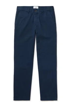 Mr P. Samuel Straight-Leg Organic Cotton-Blend Twill Chinos