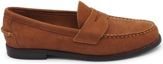 Ralph Lauren Su&egrave;de Loafers - Heren - Loafers - Bruin - 40 EU - Su&egrave;de - Schoenen