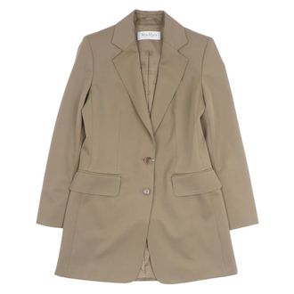 Max Mara Blazers, female, Beige, Size: 2XS Caprile Blazer
