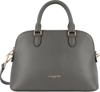 Lancaster Halve Maan Rits Tas Sierra Jia - Dames - Handtassen - Grijs - ONE Size - Leer - Tassen