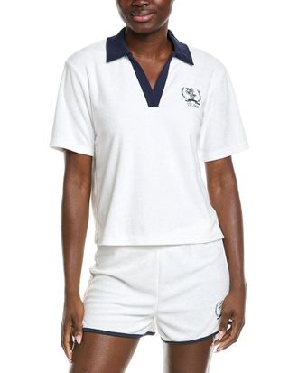 Barefoot Dreams Cozy Terry Polo Shirt