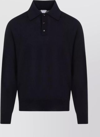 Bottega Veneta long sleeves wool polo shirt