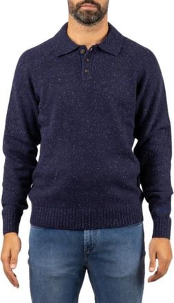 Saint Barth Heren Trui - Heren - Polos - Blauw - XL - Wol - Tops