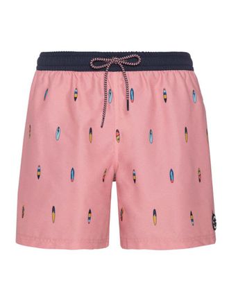 Protest Badehose PROTEST Badehose PRTFIRDOWS, Herren, Gr. XXL, EURO, pink (silber pink), Obermaterial: 100% Polyester PES., Badehosen Badehose