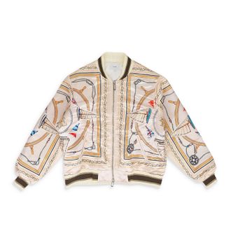 Rhude MULTICOLOR NAUTICA SATIN BOMBER
