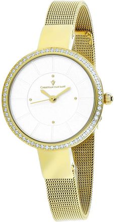 Christian Van Sant Womens Silver dial Watch