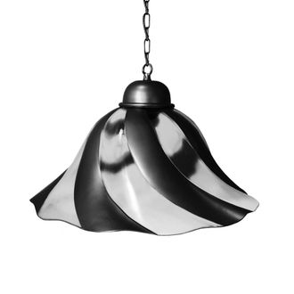 Tosel Suspensi&oacute;n campana vidrio negro D40 cm
