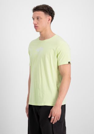 Alpha Industries T-Shirt ALPHA INDUSTRIES Basic T-Shirt ML, Herren, Gr. M, gr&uuml;n (arctic lime), Obermaterial: 100% Baumwolle, Shirts T-Shirt