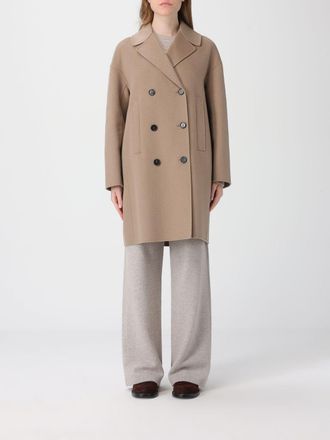 Max Mara Coat S MAX MARA Woman color Brown