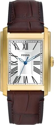 Fossil Mens Carraway Silver Dial Watch