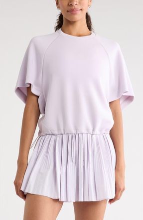 Zella Soft Luxe Raglan Sleeve T-Shirt in Purple Hush at Nordstrom, Size X-Large