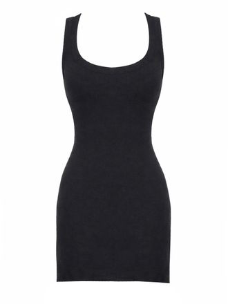 The Attico Viscose Blend Strappy Back Mini Dress