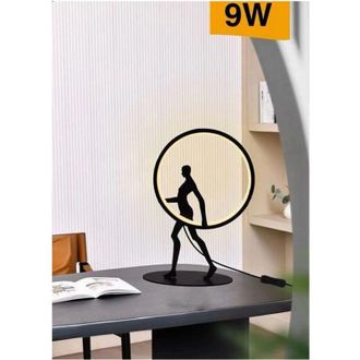 Trade Shop Trade Shop Traesio - Trade Shop - Lampada Da Tavolo 9w Scultura Corpo Uomo a Led Lume Luce 3000k 4000k 6500k D02-n