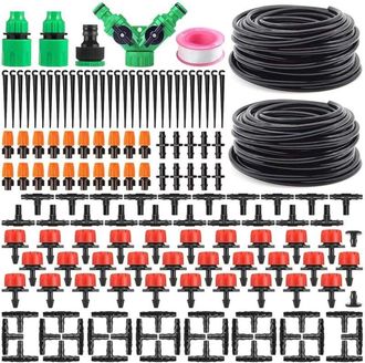 OEM Kit De Riego Por Goteo Para Jard&iacute;n, Kit De Riego Microajustable Para Bricolaje, Sistema De Ahorro De Agua Para Plantas, 149 Piezas (30 M)