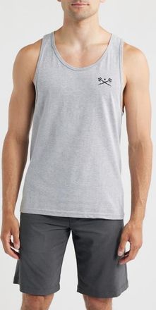 Dark Seas Go-To II Stock Cotton Tank in Heather Grey at Nordstrom, Size Medium