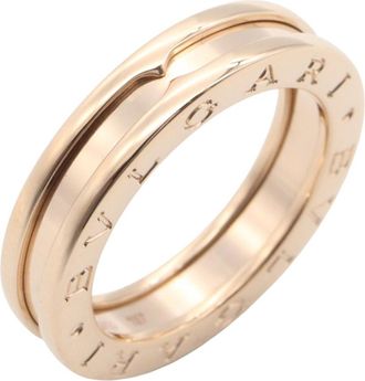 Bulgari Gold Pink Gold (18K) Band Ring (Pre-Owned)