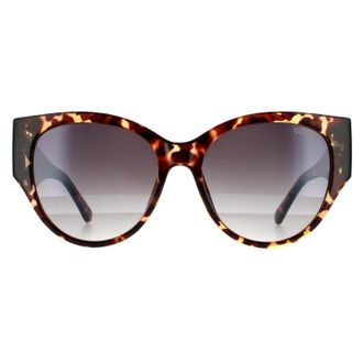 Guess Raad zonnebril GF6118 52C Dark Havana Smoke Mirror