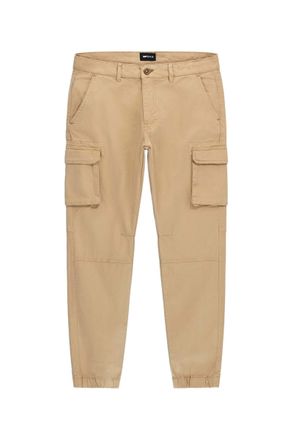 Gas Cargohose GAS Gas Cargohose Bob Gym Pks Flap, Herren, Gr. S, N-Gr, beige, Obermaterial: 97% Baumwolle CO. 3% Elasthan EL., Hosen Cargohose