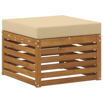vidaXL Reposapi&eacute;s De Exterior Madera De Acacia S&oacute;lida Natural Vidaxl