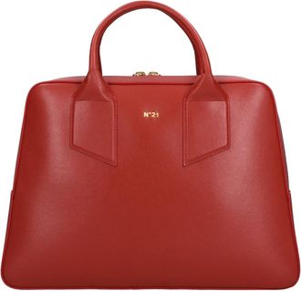 N&deg;21 Leather Bag - Dames - Handtassen - Rood - ONE Size - Leer - Tassen