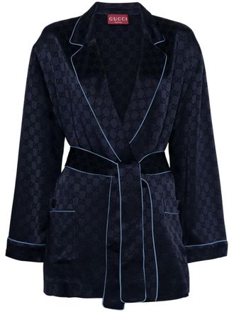 Gucci Jack met GG-jacquard - Blauw