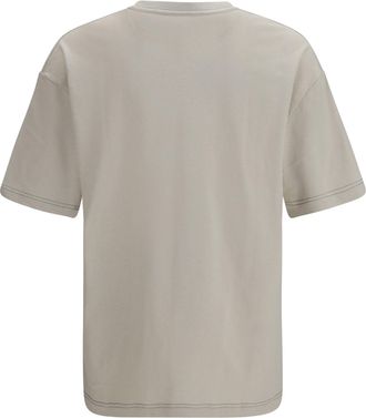 Christophe Lemaire Mens T-Shirt Pearl Cotton-Linen T-Shirts And Polos