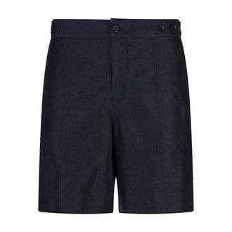 Alexander McQueen Heren, Korte broeken, Blauw, Maat: L Denim