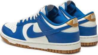 Nike Womens Dunk Low Sneaker Blue Leather