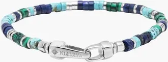 Nialaya Riviera Ocean Heishi Bracelet in Turquoise/green at Nordstrom, Size X-Large