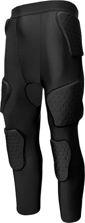 Generic Cocila Mens Padded Compression Pants Football Girdle Athletic Leggings for Soccer Basketball Paintball Warm Up Track (Black, XL) Carpenter Jeans Comba