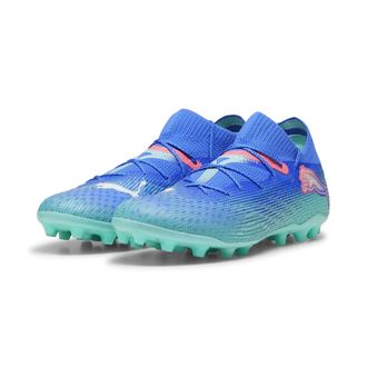 Puma FUTURE 7 ULTIMATE MG Unisex Football Boots - Blue Lace - Size UK 8.5
