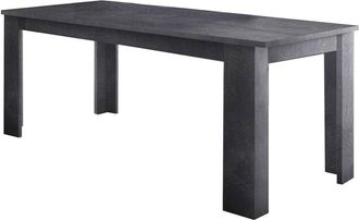 Dmora Tavolo per sala da pranzo estensibile, Made in Italy, Tavolo moderno con allunghe, Consolle allungabile, cm 160/210x90h75, colore Olmo perla, con
